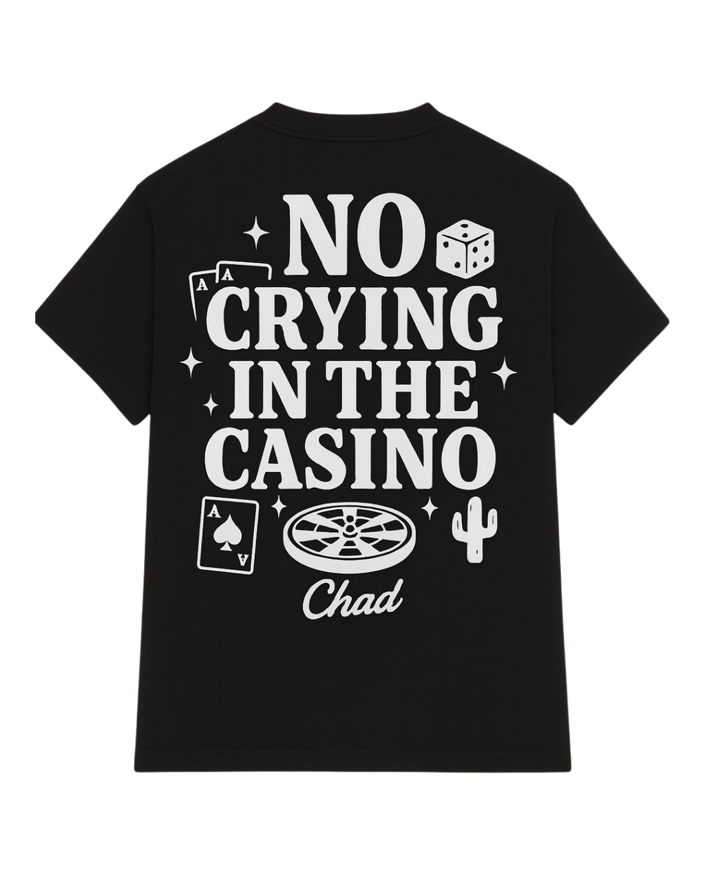 Casino Tee (B&W)