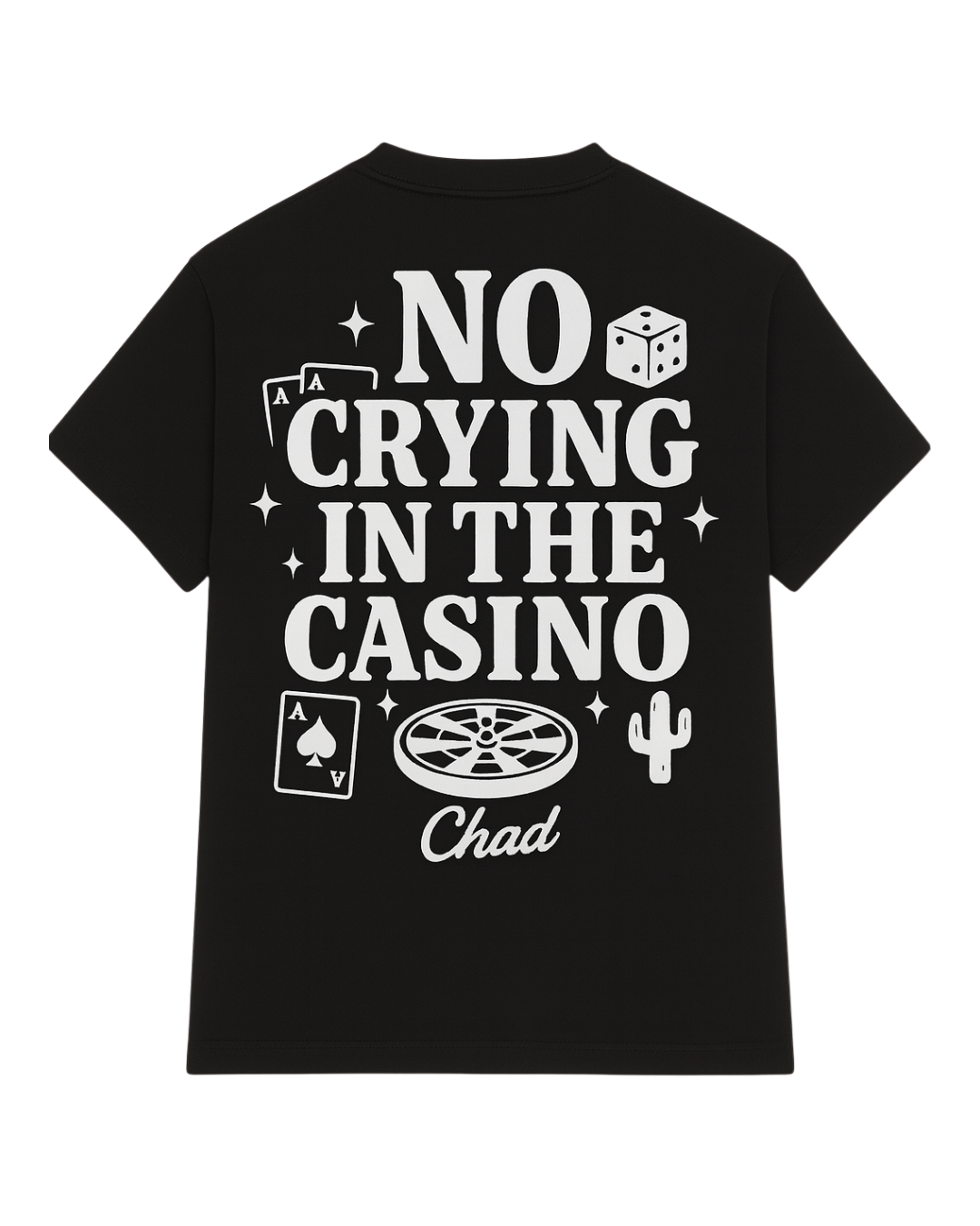 Casino Tee (B&W)